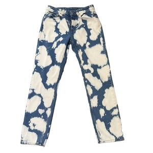 Burberry Denim‎ Jeans Female Size 26 Seamill Monogram Motif Slim Fit Bleached